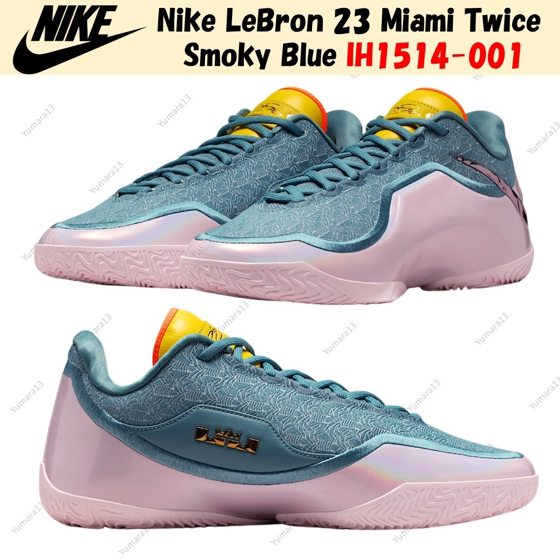 Nike LeBron 23 Miami Twice Smoky Blue IH1514-001 Men's Size | eBay