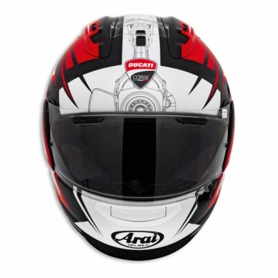 Ducati Arai RX-7 V Evo Corse V7 Full Face Helmet Motorcycle Design