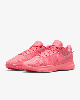 Nike LeBron 20 Pink Diamond Metallic Silver DJ5422-600 Men's Size