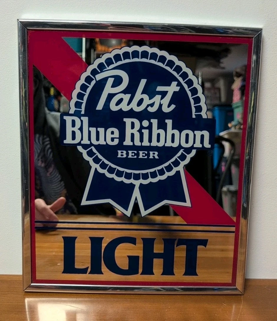 Pabst Blue Ribbon ミラーサイン Pabst Blue Ribbon Mirror