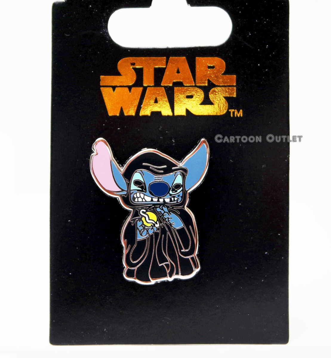 Disney Parks Stitch Star Wars Darth Vader Metal Pin Official