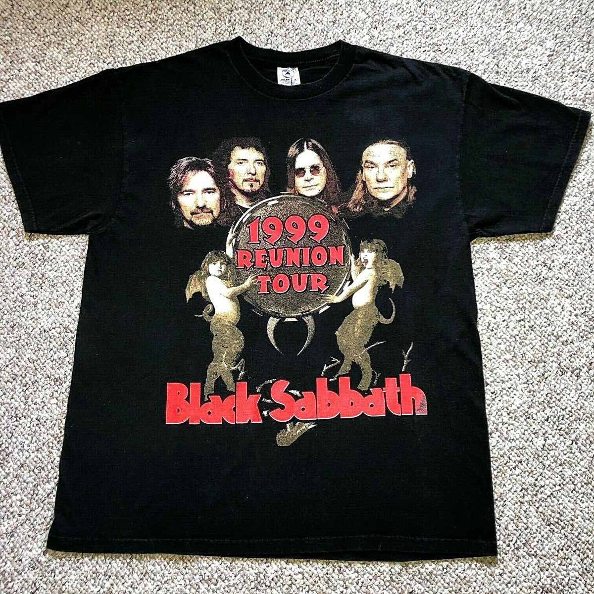 Black Sabbath 1999 Reunion tour, concert T | eBay