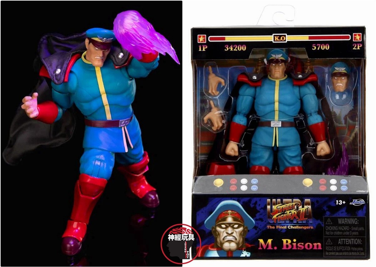 Jada Toys Ultra Street Fighter II: The Final Challengers M. Bison