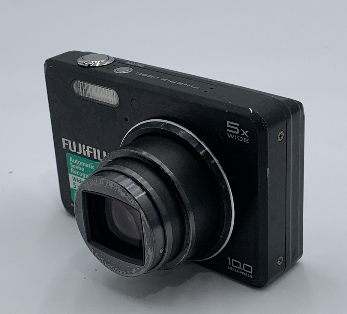 Fujifilm FinePix J250 5x Optimal Zoom 10MP Black Digital Camera