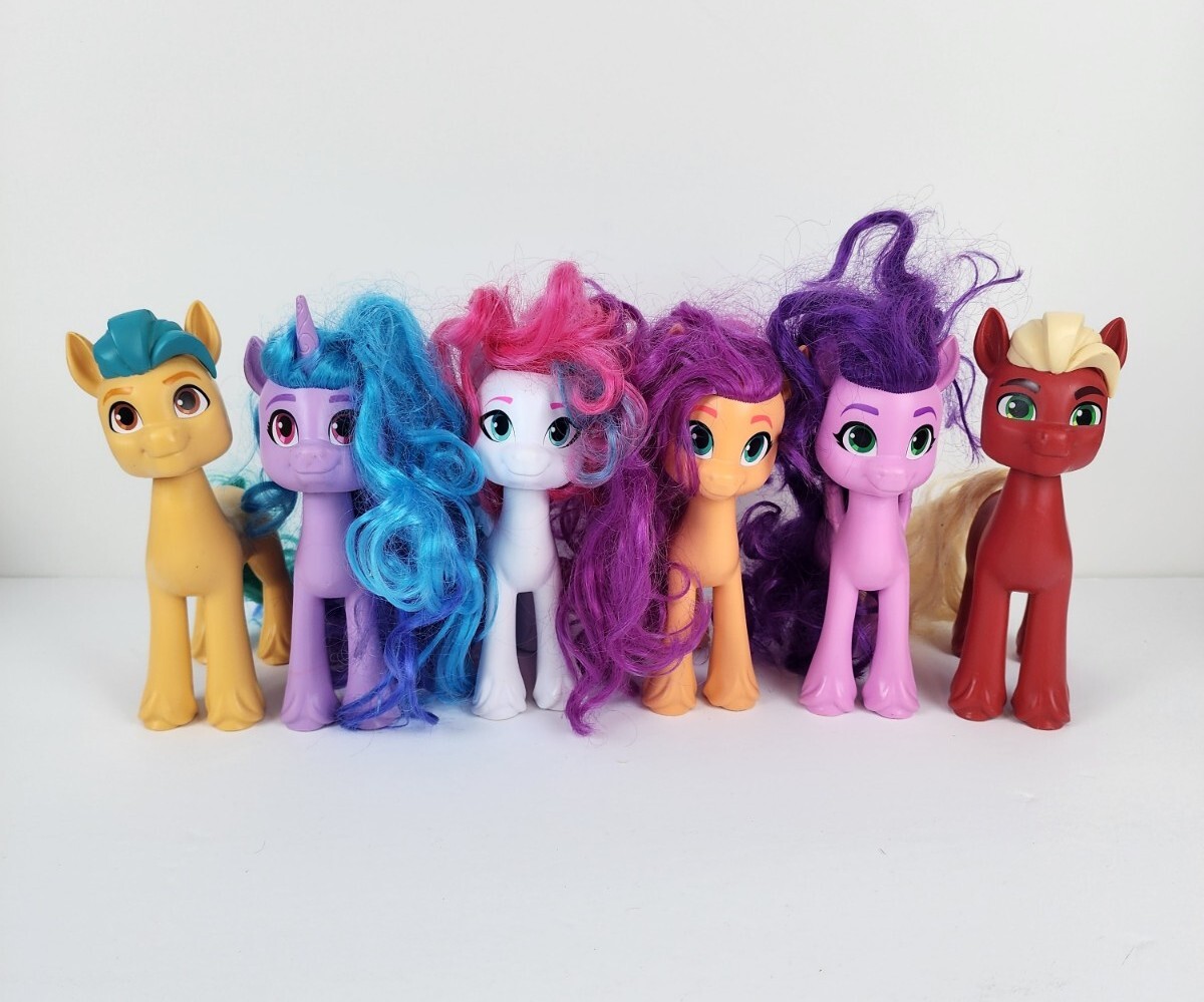 My Little Pony G5 6” brushable Mane 6 A New Generation Shining
