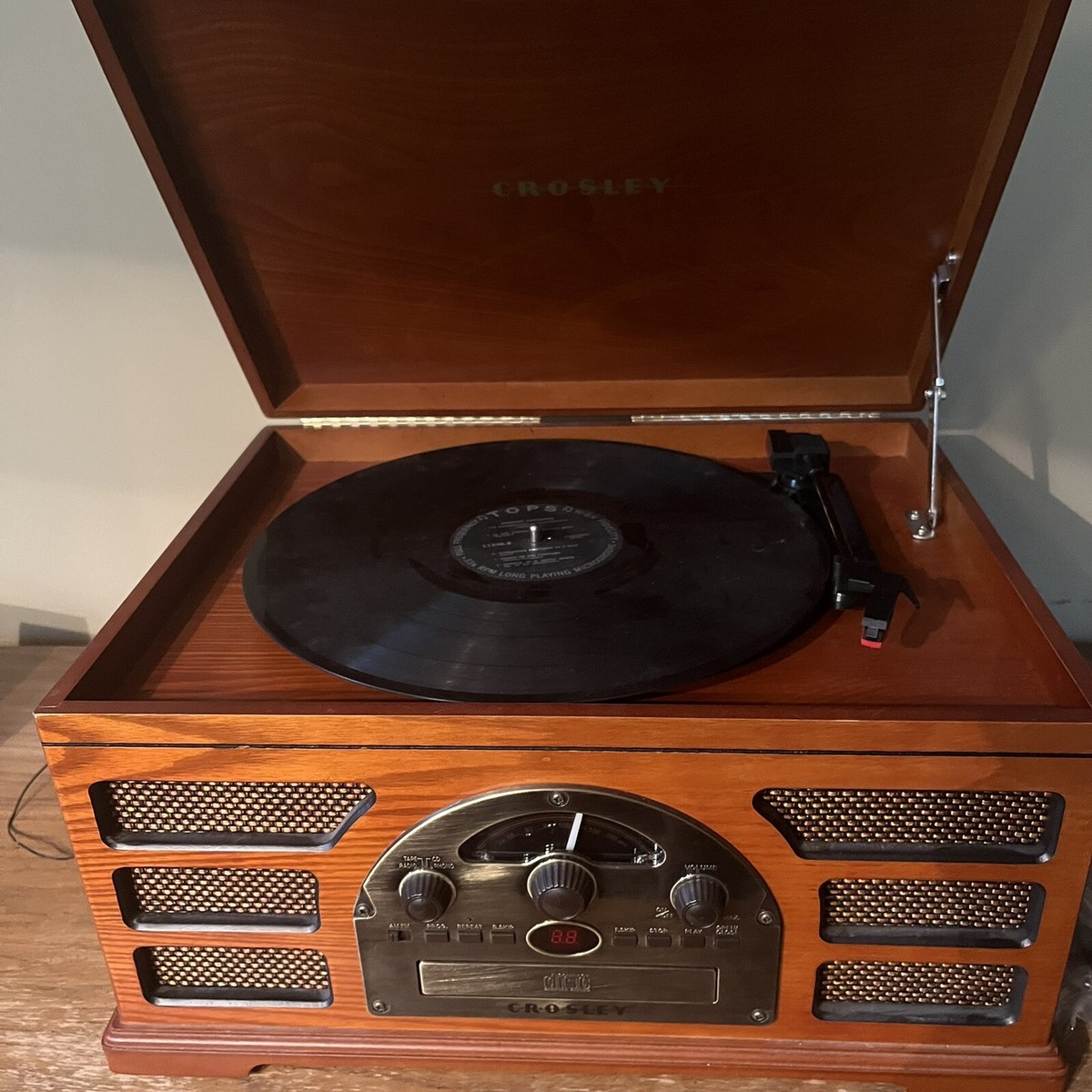 アンティーク 単球ラジオ (Crosley Model 50) レシーバー付 Model 50