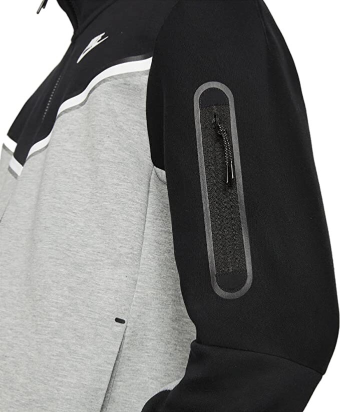 Nike Sportswear Tech Fleece Men's Hoodie - Black/Grey, Size S for