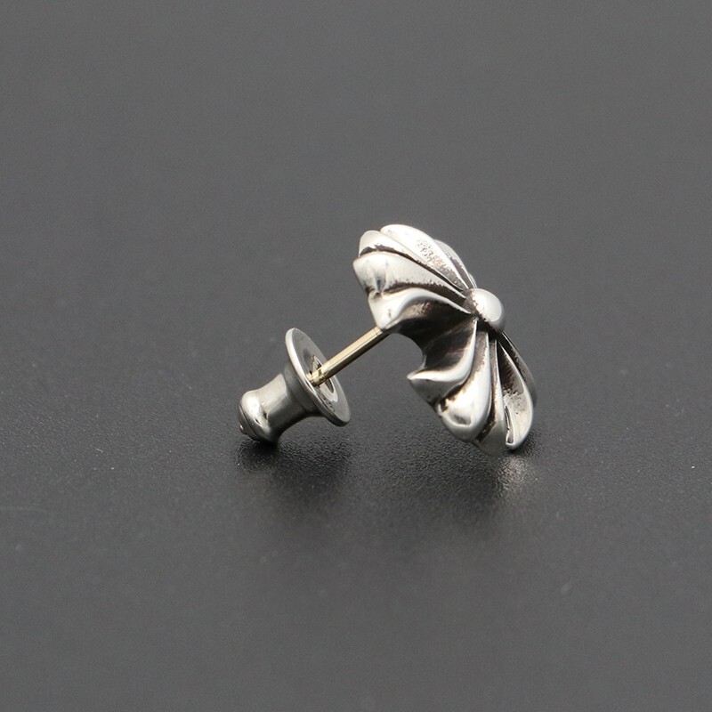 Chrome Hearts SV925 Cross Stud Earrings Large H 1.55 × W 1.55 cm