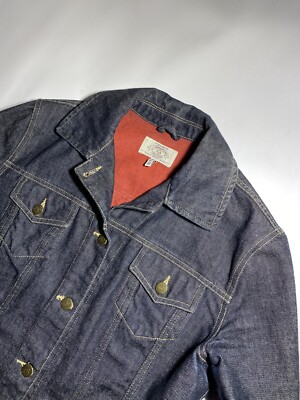 Armani jeans Vintage 90s denim jacket size US10 made in italy | eBay