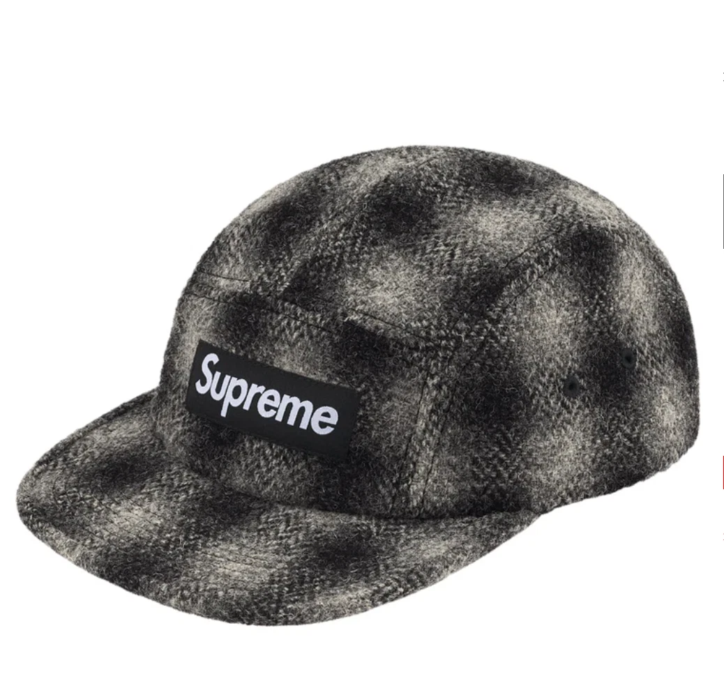 Supreme Plaid Camp Cap for sale - eBay
