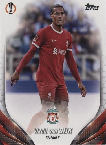 2023-24 Panini Select Premier Prizm Purple VIRGIL VAN DIJK /149