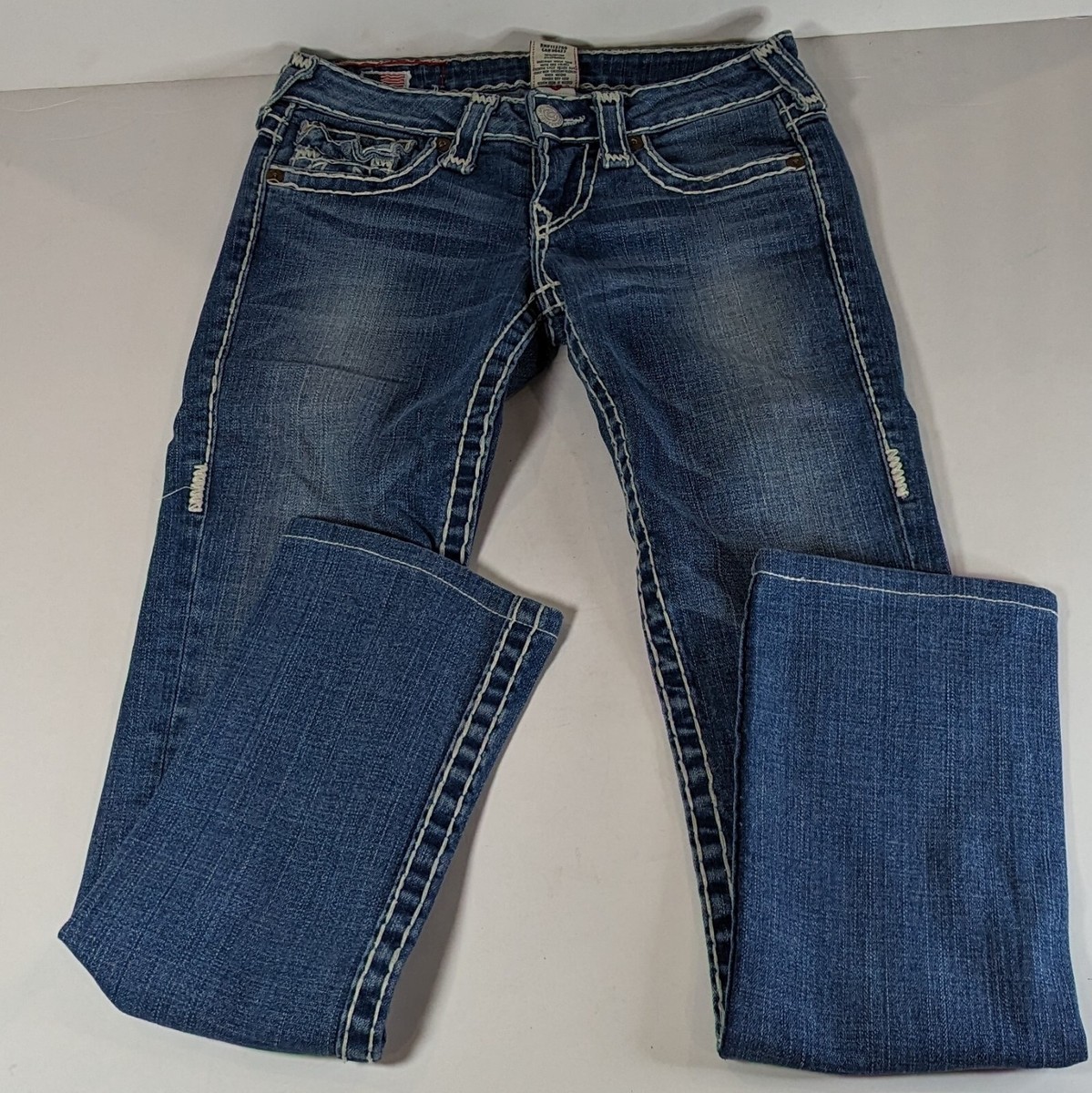 True Religion BILLY SUPER T with Iconic Super T Stich Jeans Size