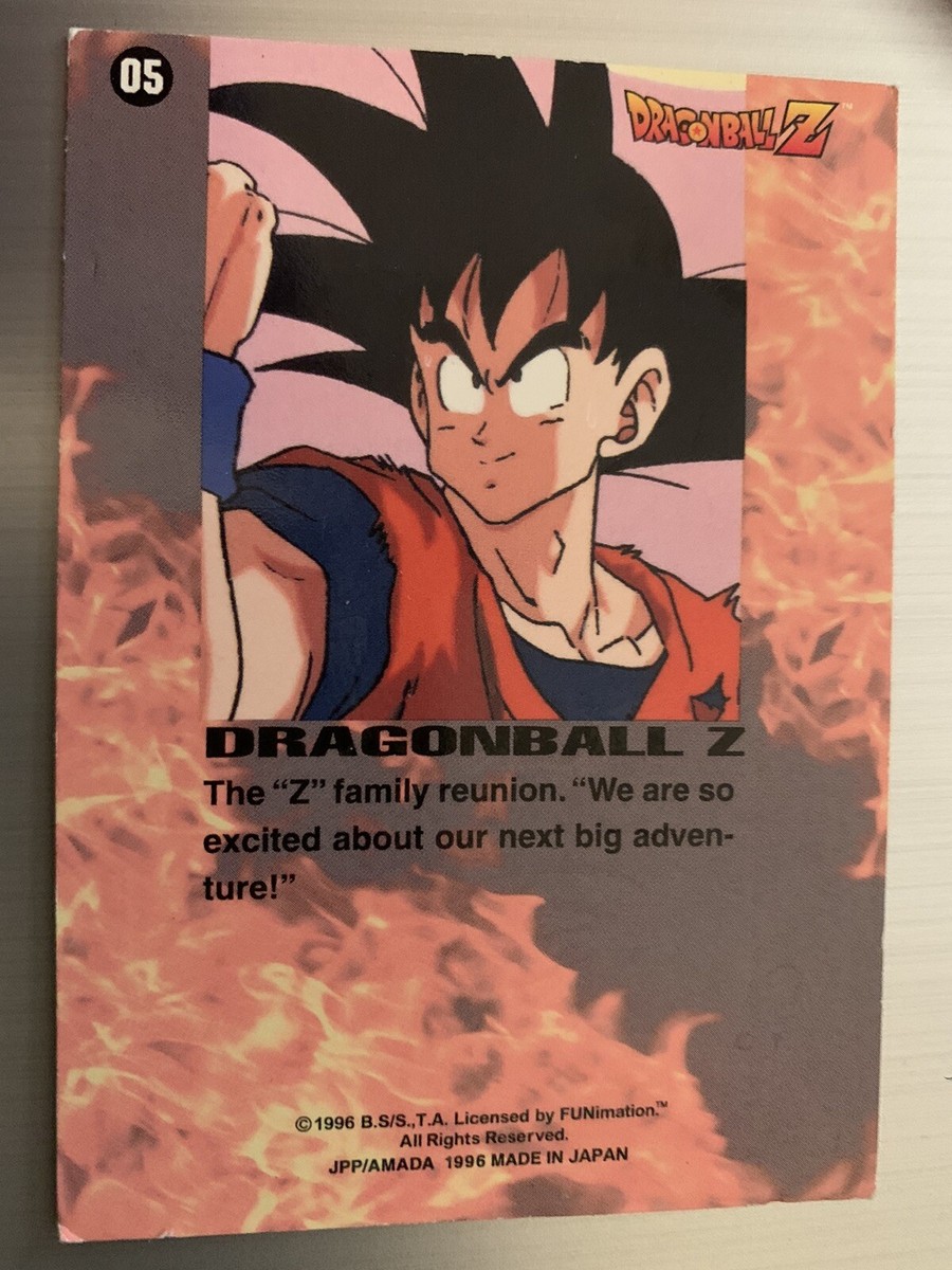 Dragon Ball Z Card #05 Prism Holo Foil CCG TCG 1996 DBZ | eBay