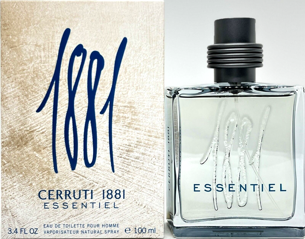 CERRUTI 1881 ESSENTIEL EAU DE TOILETTE SPRAY FOR MEN 3.4 Oz