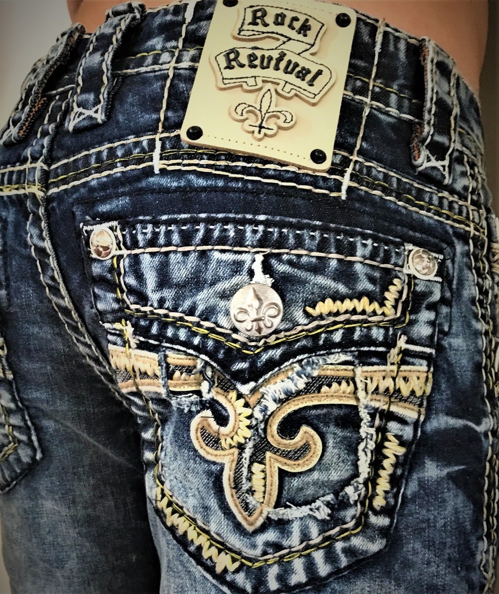 New Men's Rock Revival Scion Slim Bootcut 27X34 | eBay