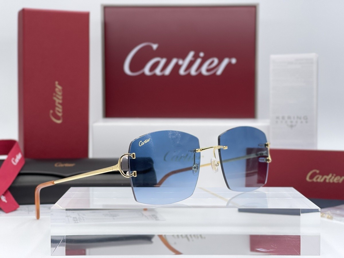 Cartier Sunglasses Piccadilly Gold Ref. CT0092O Customized With