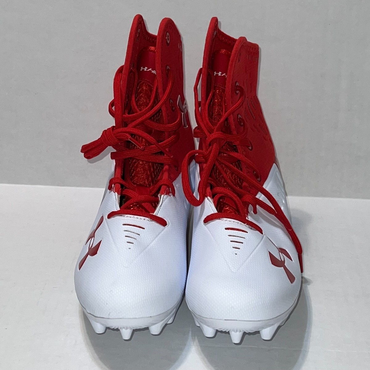Under Armour Highlight Select MC Football Cleats Shoes Sz 8.5 Red