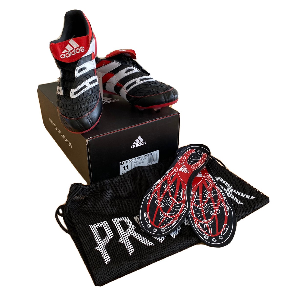 ADIDAS PREDATOR ACCELERATOR FG D96665 OG 20TH ANNIVERSARY | eBay