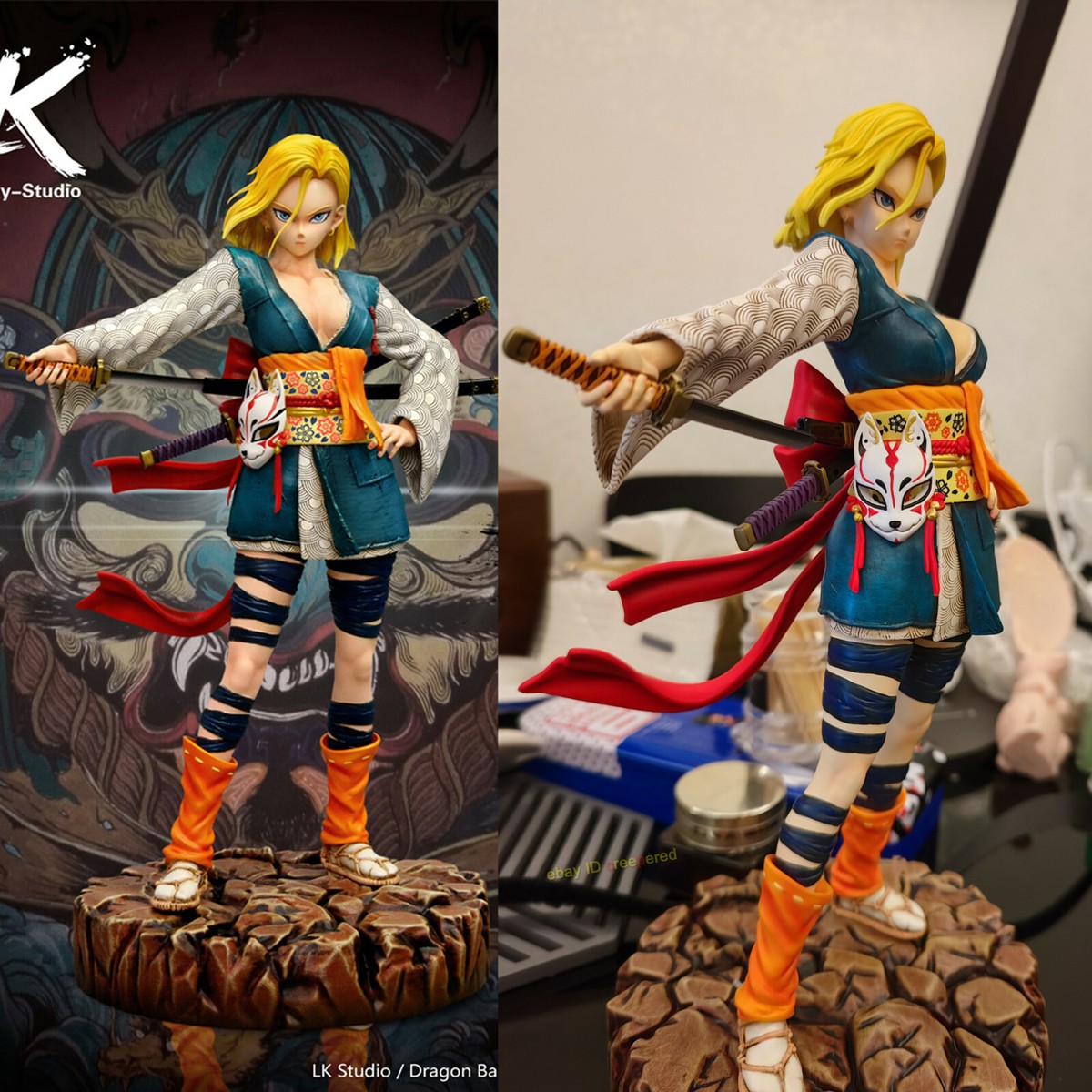 LK Studio DRAGON BALL Android 18 Samurai Suit 1/7 Resin Figure IN