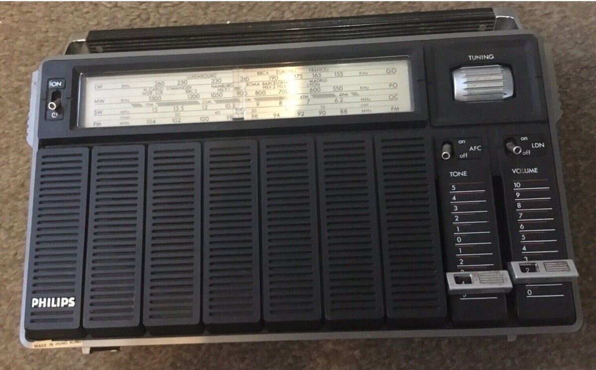 USED PHILIPS 90AL-870 AM/FM/MW/LW/SW ANALOG WORLD RECEIVER | eBay