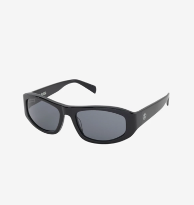 Stussy Landon Sunglasses Black Black Lens | eBay