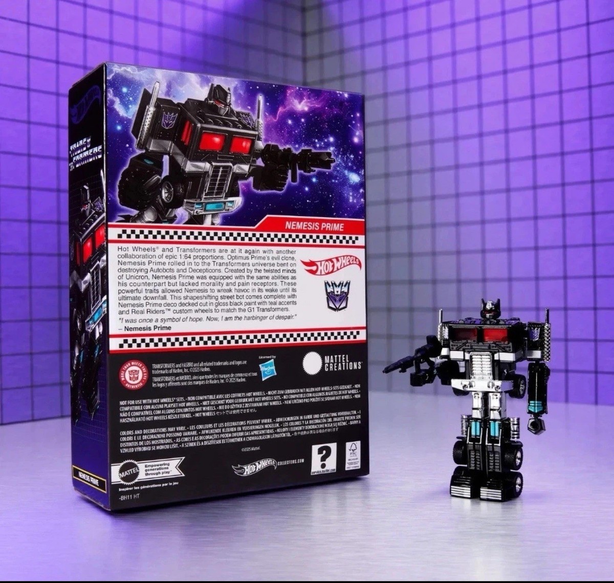 2025 HOT WHEELS RLC TRANSFORMERS NEMESIS PRIME | eBay