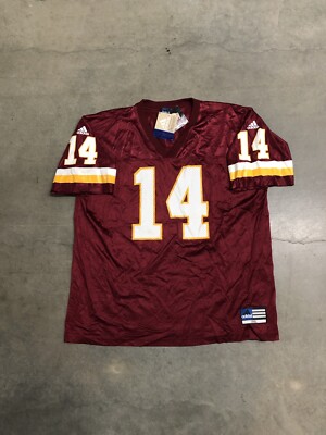 Vintage 90's Washington Redskins Brad Johnson Adidas Jersey 2XL