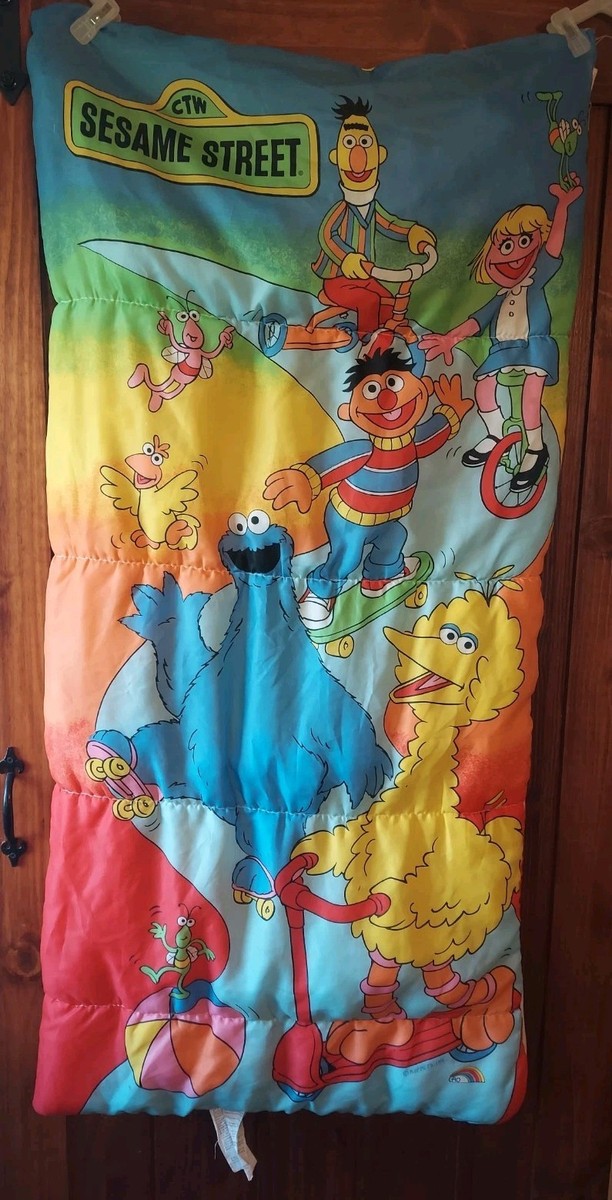 Vintage 80s ERO Sesame Street Sleeping Bag 30