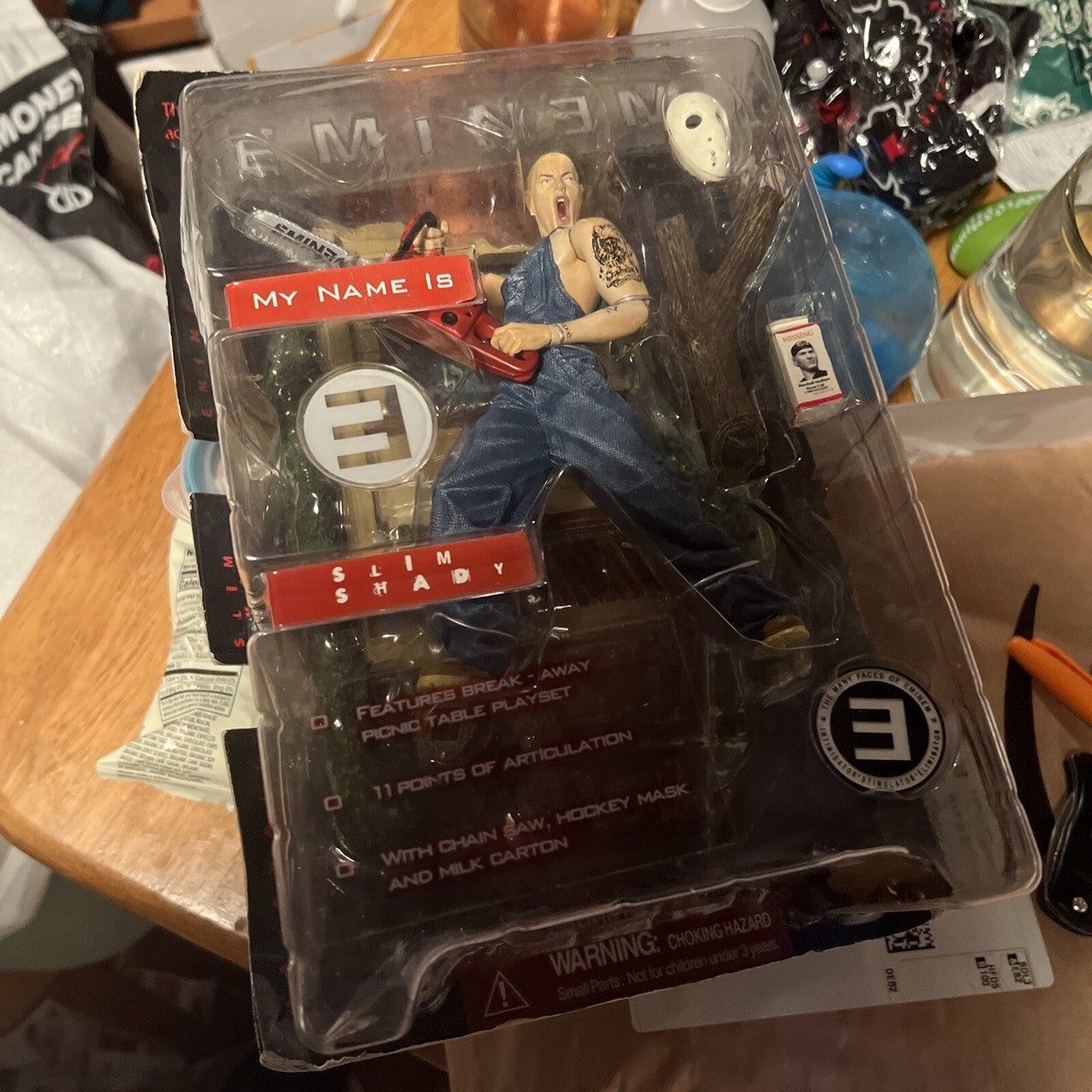 Art Asylum Eminem Slim Shady Chainsaw Marshall Mathers 7 inch