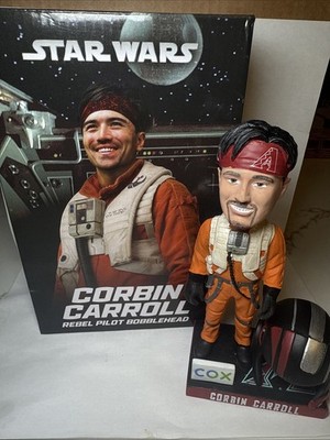 Arizona Diamondbacks Corbin Carroll Star Wars Rebel Pilot Bobble