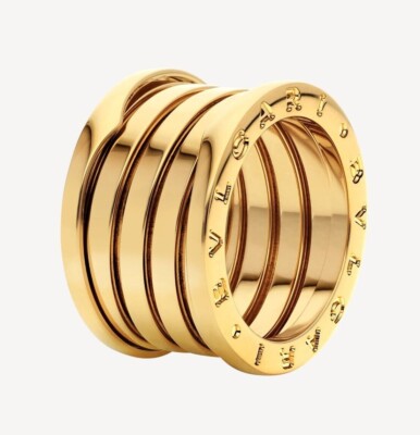 Bvlgari B Zero 1 Five-Band Ring 18K Yellow Gold Size 7 (54) | eBay