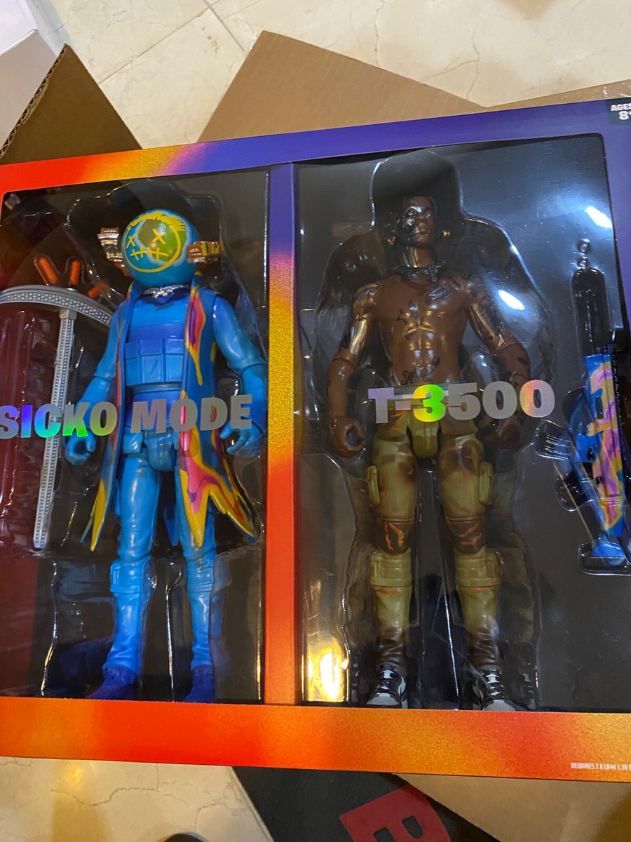 Travis Scott Cactus Jack Fortnite 12” Action Figure Set brand new