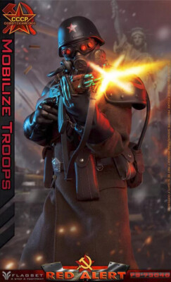 FLAGSET Red Alert Soviet Conscript FS-73046 1/6 Scale Action
