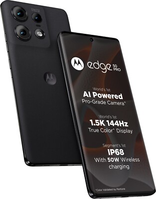 Motorola Edge 50 Pro 5G 125W # (Black Beauty, 256 GB) (12 GB RAM