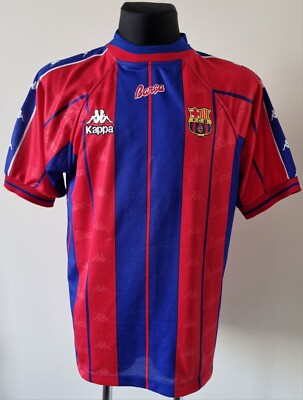 Barcelona 1997 - 1998 Home football Kappa shirt #4 Guardiola size