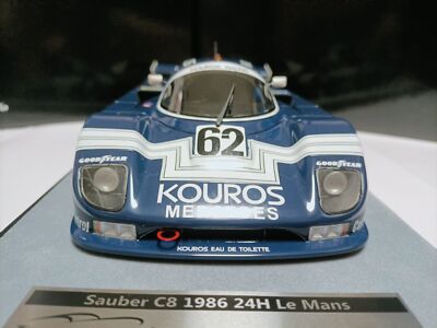 ミニカー 604-006 Tecnomodel 1/18 Sauber C8 1986 604-006 Tecnomodel