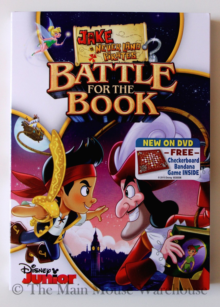 Disney Jake & the Neverland Pirates Battle for the Book DVD + 10
