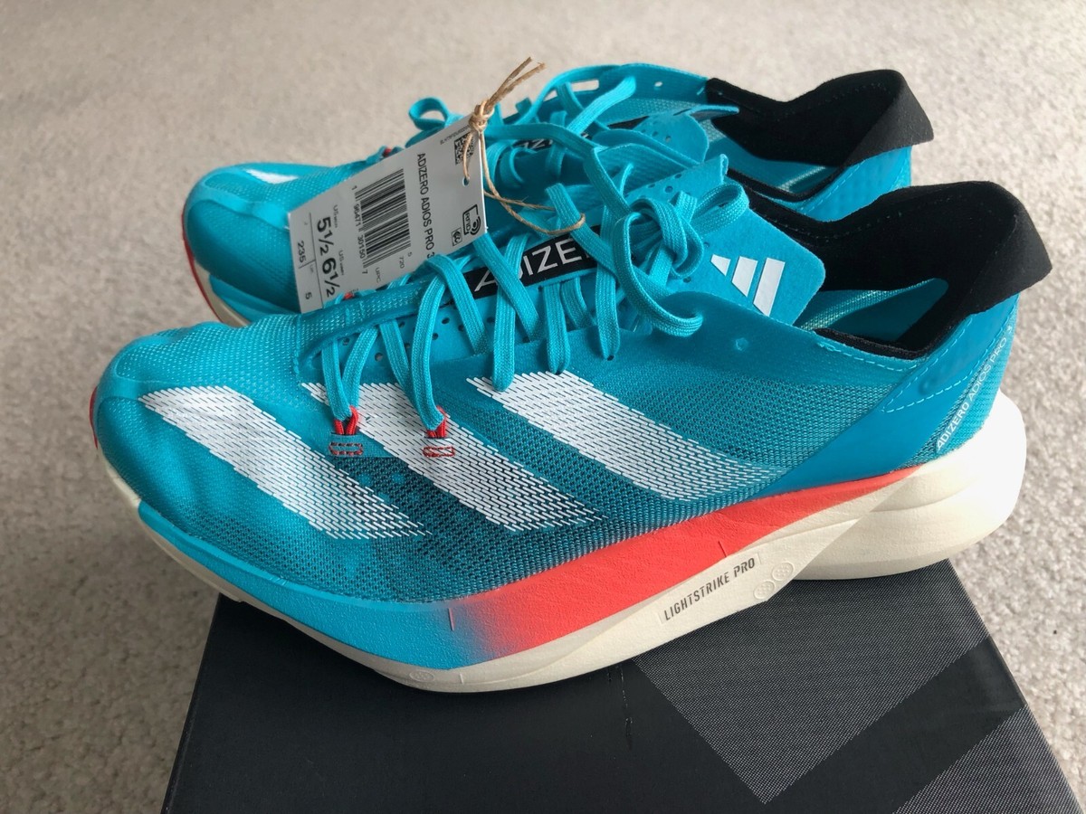 Brand New - Adidas Adizero Adios Pro 3 Blue/Red, Size M5.5 W6.5