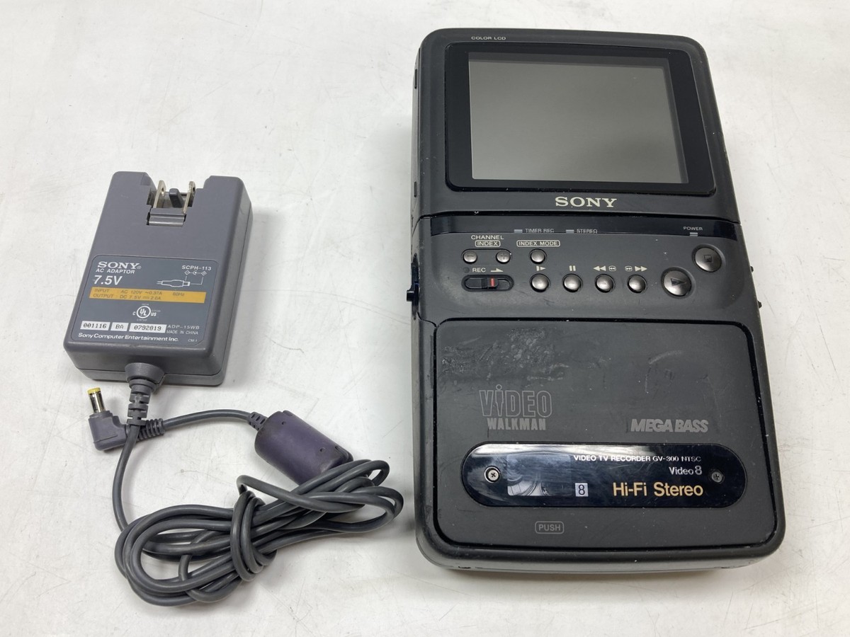 SONY GV-300 NTSC Video8 Video Walkman HiFi Stereo VCR - For Parts