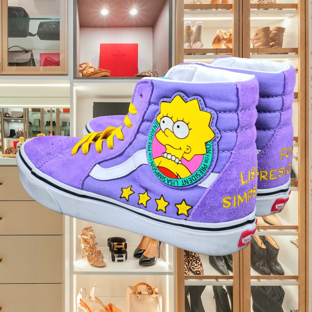 Vans x The Simpsons SK8-Hi “Lisa For President” Men's 6.5/Women's