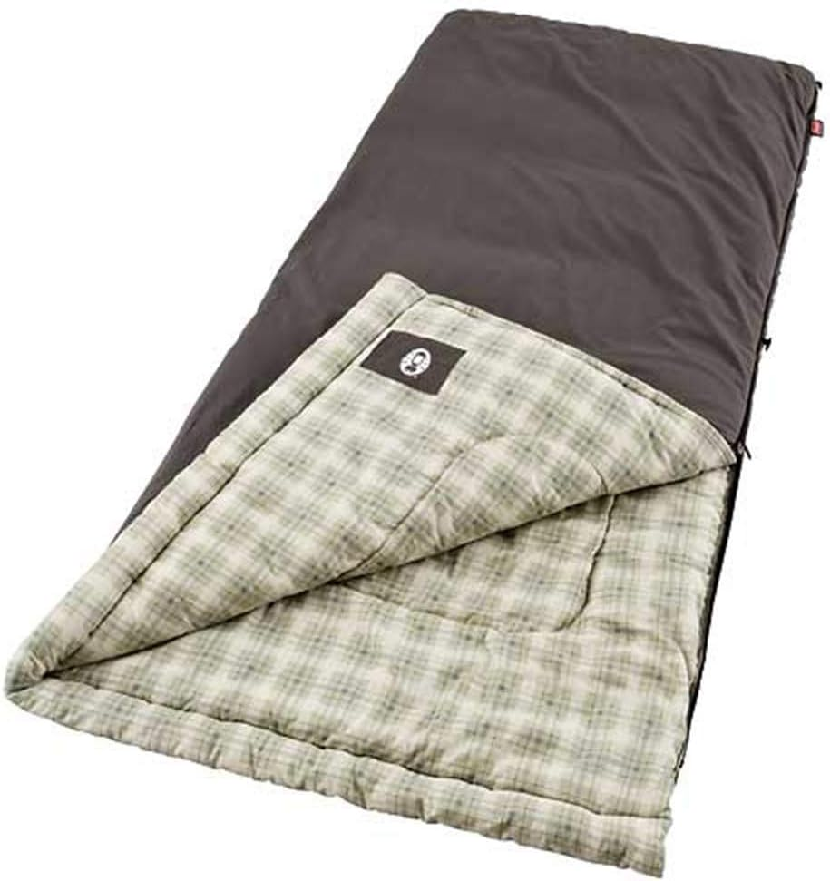 Coleman Heritage Big & Tall Cold-Weather Sleeping Bag, 10°F