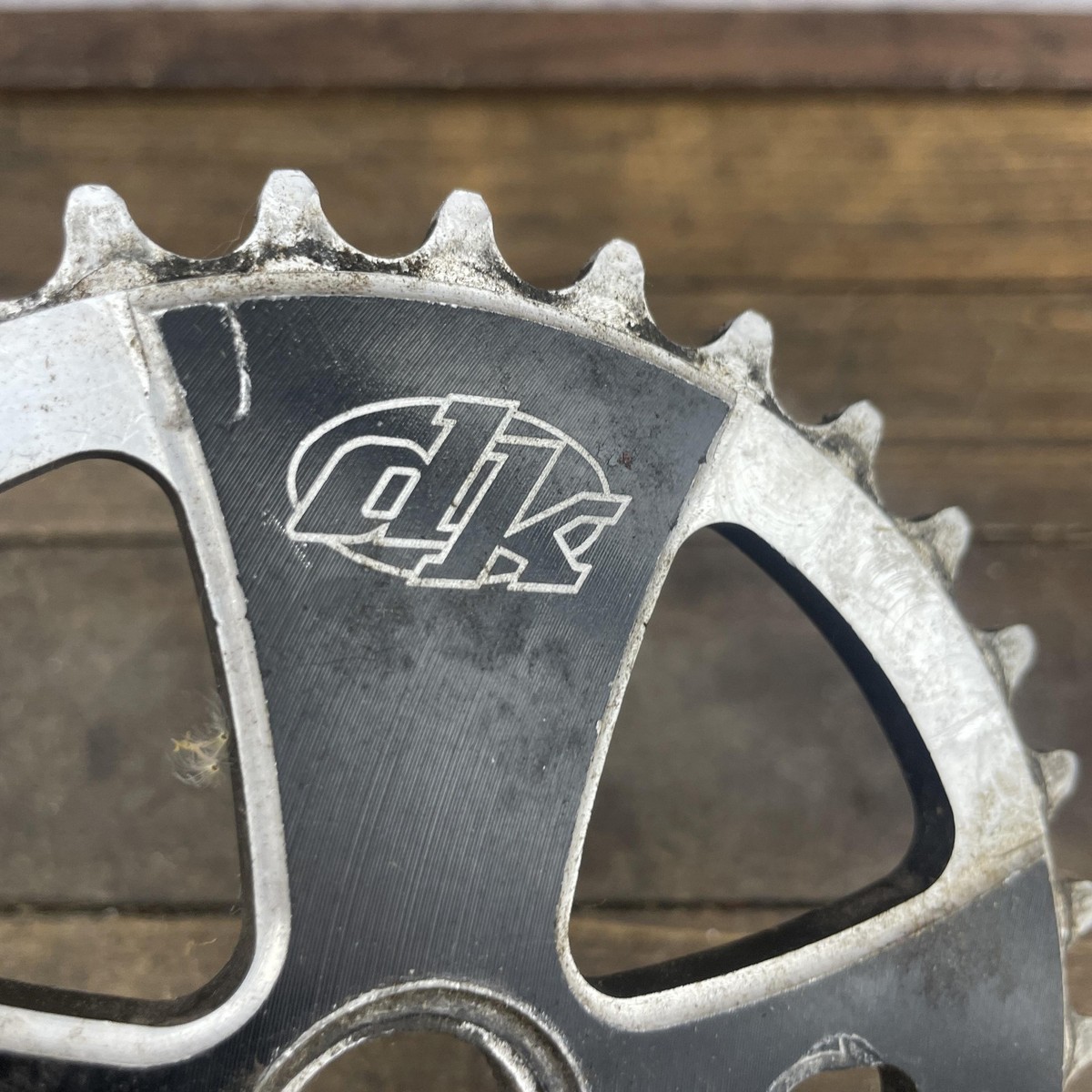 DK BMX Sprocket 33T USA Iron Cross Vintage Black 33 Tooth Alloy