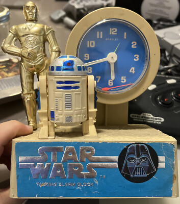 Bradley Star Wars Talking Alarm Clock 1980 Empire Strikes Back