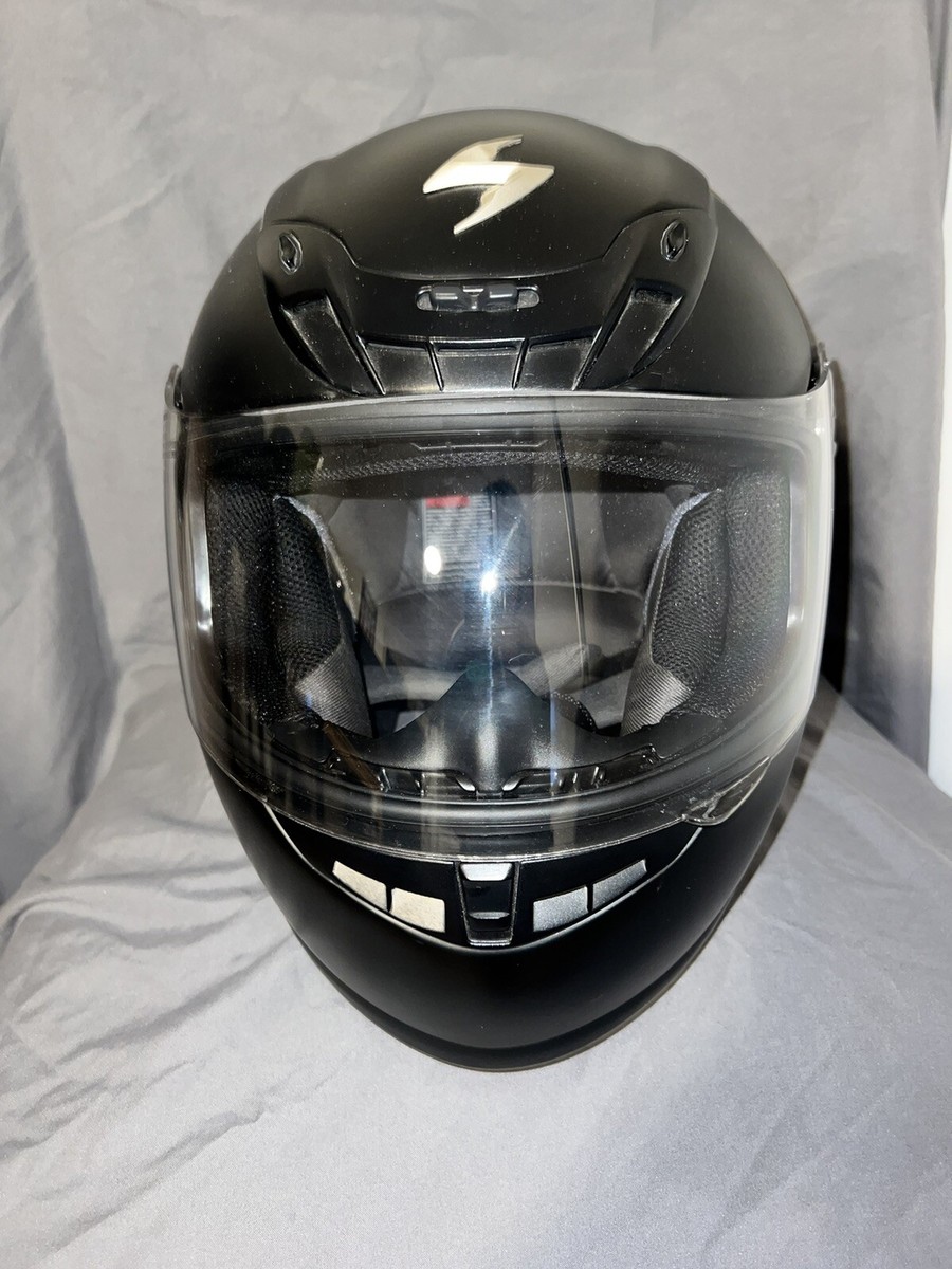 Scorpion KDF 10-1 EXO 400 Motorcycle Helmet, Black Size: SMALL
