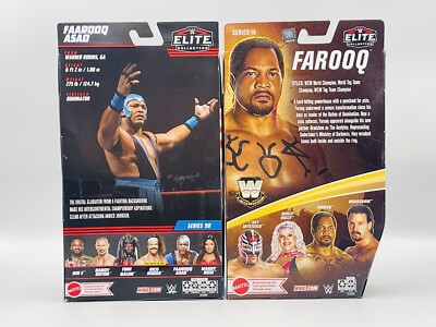WWE Elite Faarooq Asad & Farooq Ron Simmons LOT OF 2 Action