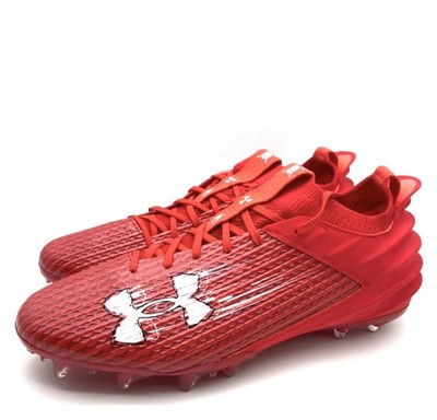 Under Armour Blur Smoke 2.0 MC Football Cleats Red Low 3026330-600