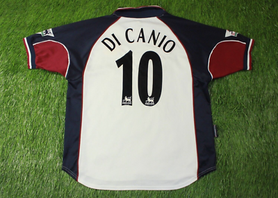 WEST HAM UNITED DI CANIO 1999/2001 FOOTBALL SHIRT JERSEY AWAY FILA