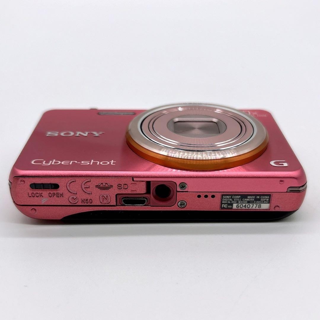 N Mint] SONY Cyber-shot DSC-WX100 Pink Digital Camera only