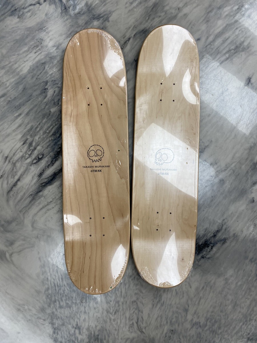 TAKASHI MURAKAMI x Tongari 'Camouflage Skulls Skateboard Skate