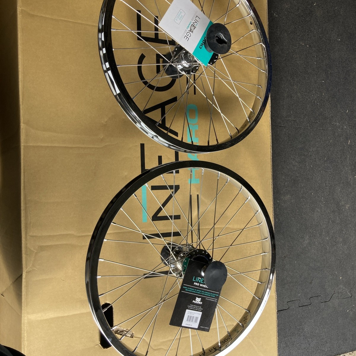 Haro Lineage Hpf 36 Wheels 20 Bmx Chrome Plated | eBay